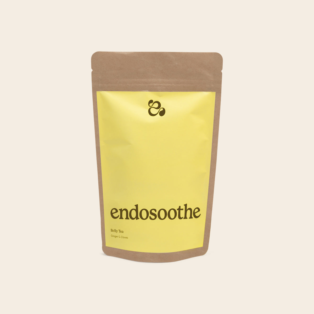 Endo Soothe Belly Tea product packaging